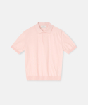 제이리움(JRIUM) [남녀공용] 코튼 드라이 에센셜 폴로넥 핑크
