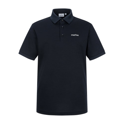Silket Polo Shirts_Navy (Men)