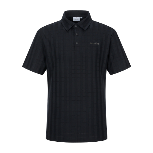 Slim Fit Polo Shirts_Black (Men)