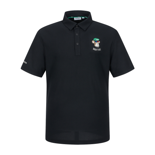 Collaboration Pique Shirts_Black (Men)