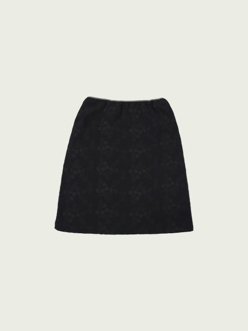MUSINSA | COLOCYNTH Uki Midi Skirt Black Gypsophila