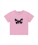 패슬(FASTLE) 1/2 Butterfly Tee Pink