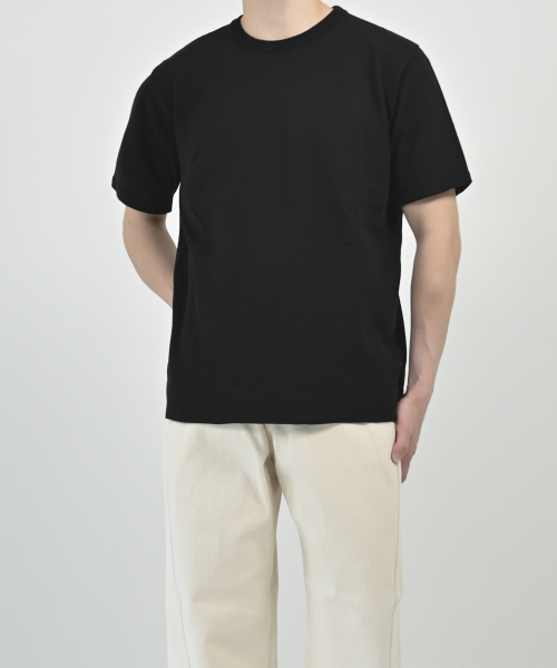 COOL трикотажная футболка с круглым вырезом (Black)