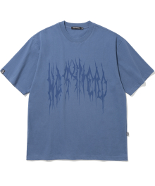 Pointed Logo T-Shirts - Blue