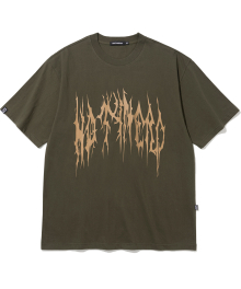 Pointed Logo T-Shirts - Khaki