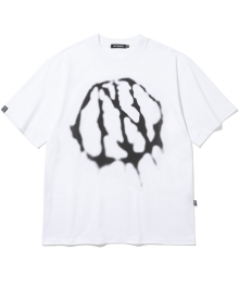 Ink Bleed T-Shirts - White