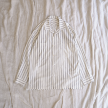 Stripe Open Shirts_Ivory