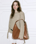 엘바테게브(ELBATEGEV) Plaque Hobo Bag Camel 플라크 호보백 카멜