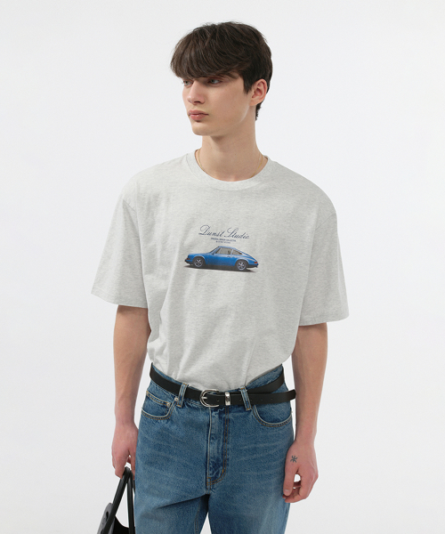 Dunst ♥ UNISEX SUMMER HOLIDAY CAR T-SHIRT /追跡付 DUNST