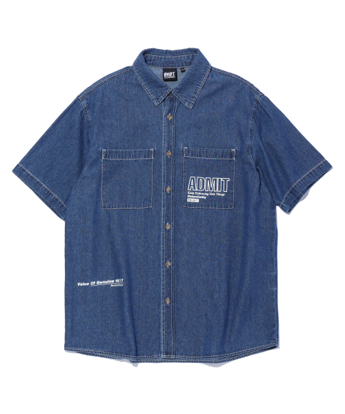Джинсовая футболка INDIGO (MO2YU313-063)
