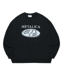 에스이에스티(S'EST) METALICA 맨투맨 티셔츠 - Black