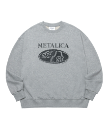 METALICA 맨투맨 티셔츠 - Gray