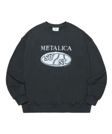 METALICA 맨투맨 티셔츠 - Charcoal