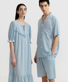[모달100] (couple) Oasis Short Pajama Set + One-piece