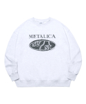 에스이에스티(S'EST) METALICA 맨투맨 티셔츠 - White Melange