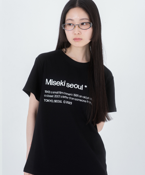 MISEKI SEOUL★韓国★人気★Logo short sleeves 半袖 2色 