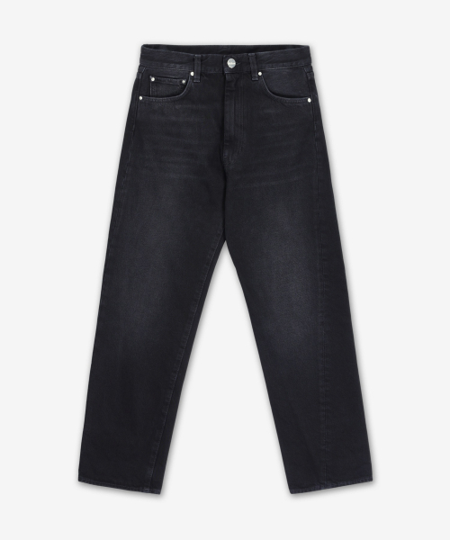 Джинсы с перекрученным швом - Faded Black / 234232744230