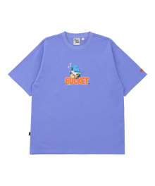 SMALL BUCKET CHARACTER T-SHIRTS [LIGHT VIOLET]