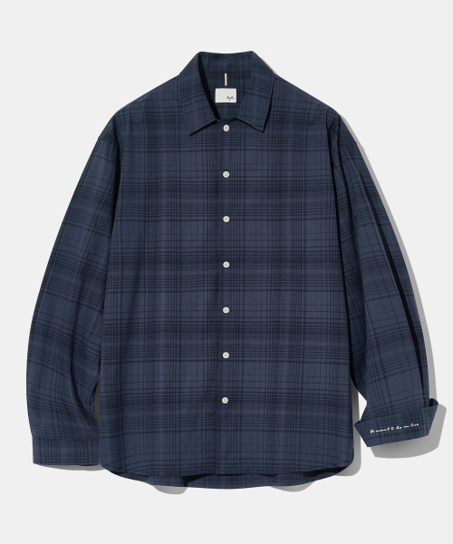 Tuck Ombre Check Shirt S137