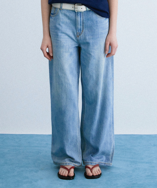 Lightweight Wide Denim(F) / WHTJG2431F
