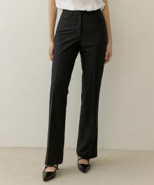 DRAW CLASSIC SLIM SLACKS BLACK