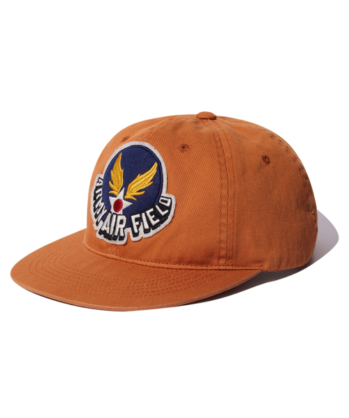 MUSINSA  WONDERVISITOR Logo Stitch ball-cap [Dark brown]