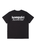 콤팩트 레코드 바(KOMPAKT RECORD BAR) KRB Basic Logo T-shirt - Black