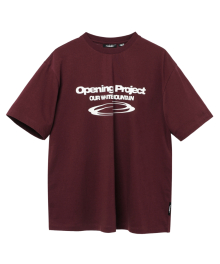 Identity T Shirt - Burgundy