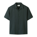 커스텀멜로우(CUSTOMELLOW) regular mesh fabric half shirt CWSAM24303GRD