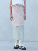 아코크(ACOC) Haze Sheer Wrap Skirt_Pink