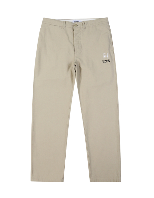 KRB Basic Logo Chino Pants - Beige