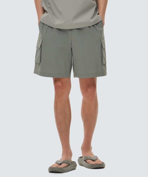 씬테크 우븐 카고 반바지 Light Khaki (S24MUSHP62)