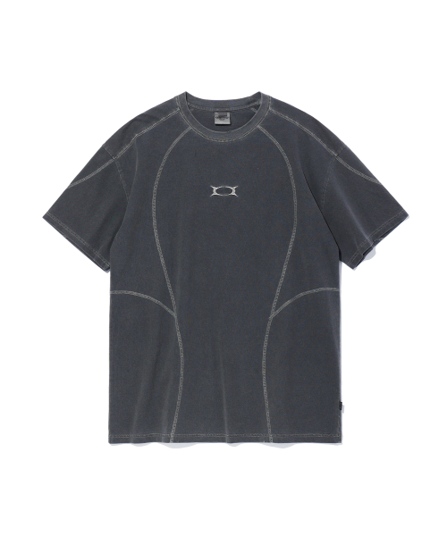 【CRITIC】INCISION PIGMENT T-SHIRTS 크리틱(CRITIC) INCISION PIGMENT T-SHIRTS DARK GREY - 사이즈