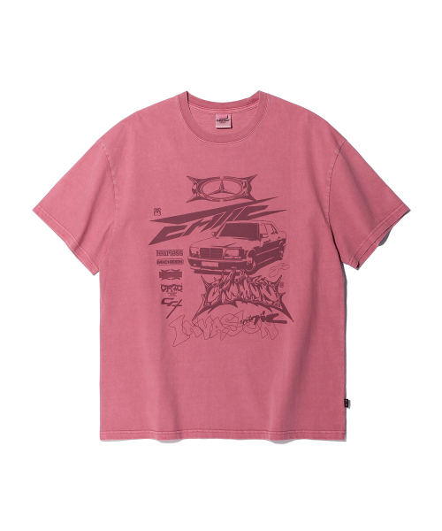 【CRITIC】PIGMENT RACING CRITIC CAR T-SHIRTS 크리틱(CRITIC) PIGMENT RACING CRITIC CAR T-SHIRTS CHARCOAL
