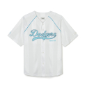 엠엘비(MLB) 바시티 하이글로시 베이스볼 셔츠 LA (White)