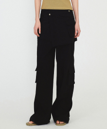 CARGO WRAP PANTS (black)