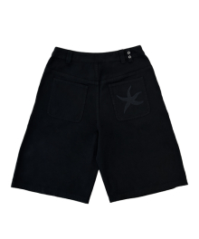 TCM vintage starfish half pants (black)