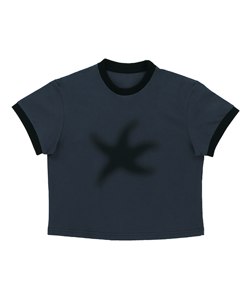 ◆THE COLDEST MOMENT TCM cloudy starfish linger T/2色◆ 더콜디스트모먼트(THE COLDEST MOMENT) TCM cloudy starfish