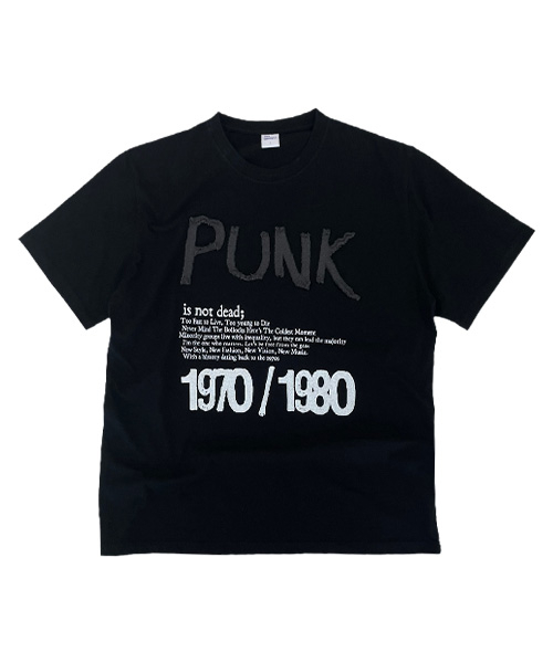 Tシャツ・カットソー THE COLDEST MOMENT TCM punk T black ブラック（黒）系 THE COLDEST MOMENT(ザコールデストモーメント