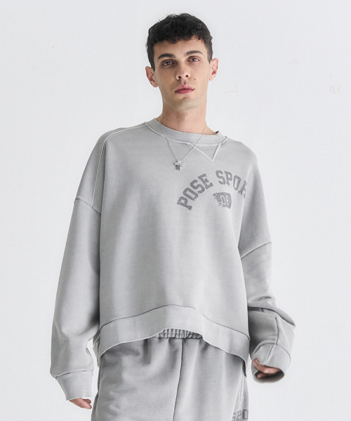 UNBALANCED SWEATSHIRT (серый)