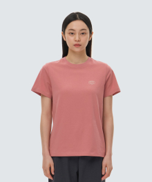 냉감 여성 베이직 반팔 티셔츠 Salmon (S24MWFTS71)