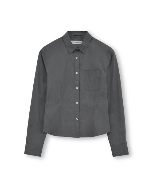 W Line Shirt, Charcoal