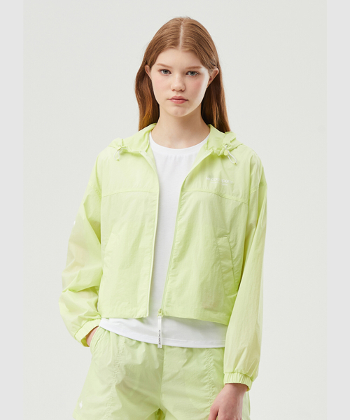 Женская легкая ветровка Airytension Crop Jacket Yellow (QP222OJK41)