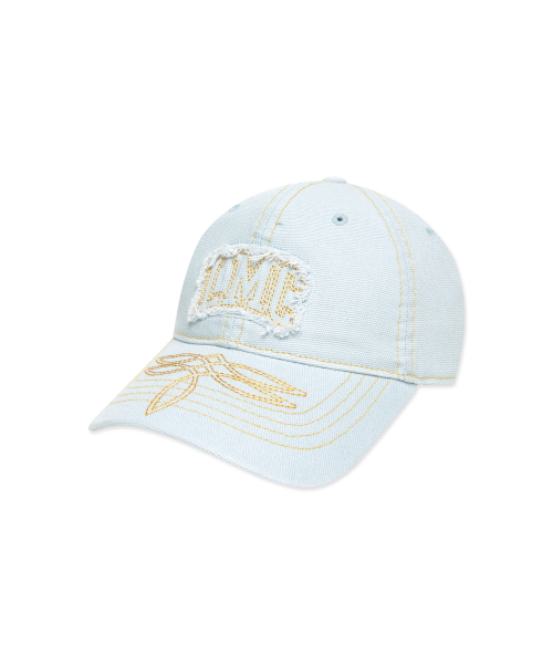 [ LMC]★24SS★韓国人気★WESTERN STITCH PATCHED 6PANEL CAP LMC Western Stitch Patched 6Panel Cap - Black | 하이츠스토어