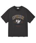 커버낫(COVERNAT) 보더콜리 포토 티셔츠 차콜
