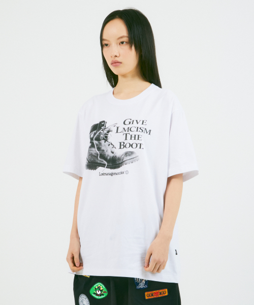 [ LMC]★24SS★韓国人気★GIVE LMCISM TEE LMC]☆24SS☆韓国人気☆GIVE LMCISM TEE LMC X SOULPUSSSYCAT