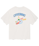 커버낫(COVERNAT) 서퍼콜리 티셔츠 화이트