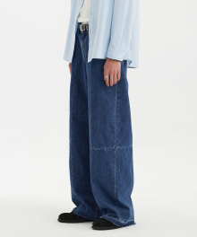 Rebuild 004 Denim Pants - Medium Blue