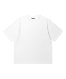 24 SS 남성 쿠션지 반팔 라운드 티셔츠 (O-WHITE) (HA4ST21-33)