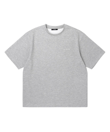 24 SS 남성 쿠션지 반팔 라운드 티셔츠 (M-GREY) (HA4ST21-51)